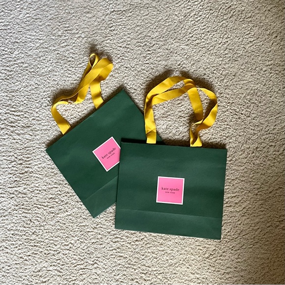 kate spade paper shopping bags (2) - Picture 1 of 11